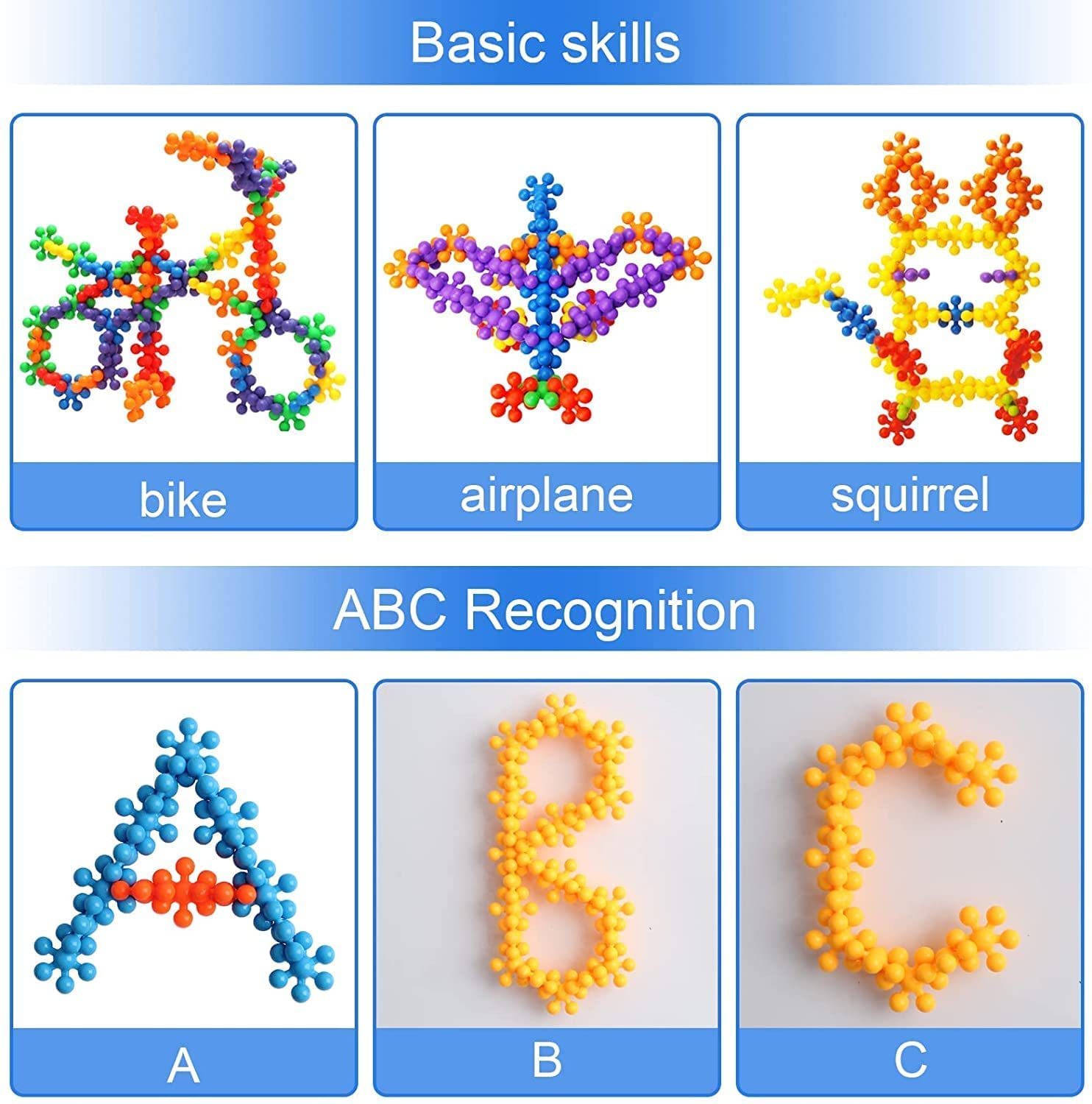 Star Links, Multicoloured Interlocking Learning Educational Blocks, Improves Creativity And Construction Blocks For Kids, 12 Months & Above, Infant and Preschool Toys