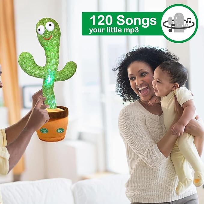 LED Musical Dancing & Mimicry Cactus Toy