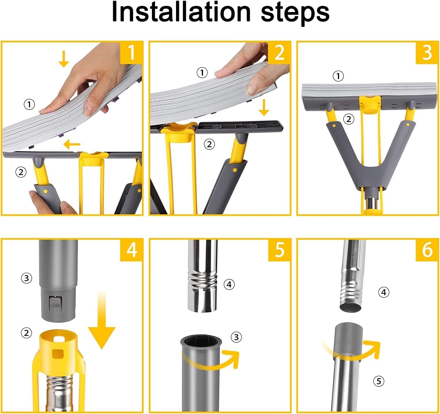 MopMagic's - Multi-Purpose Floor Cleaning Squeeze Mop