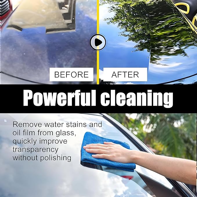 PureGlass™ Car Glass Oil Cleaner (Buy 1 Get 1 FREE🔥)